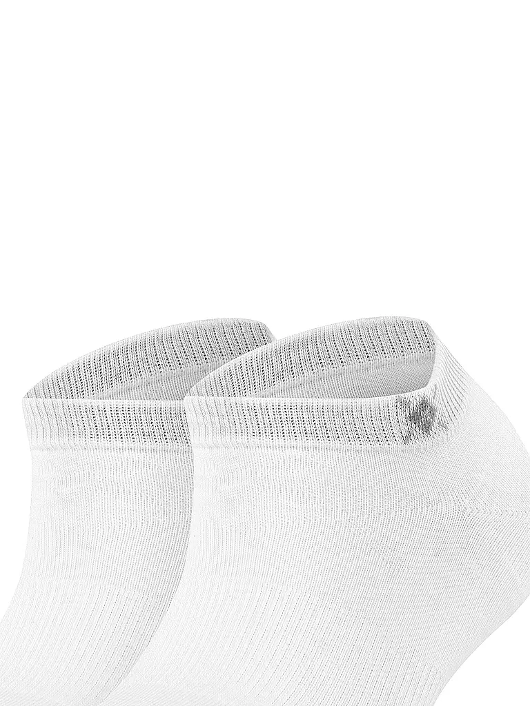 BURLINGTON | Damen Sneaker-Socken 2er Pkg. EVERYDAY 36-41 white | schwarz