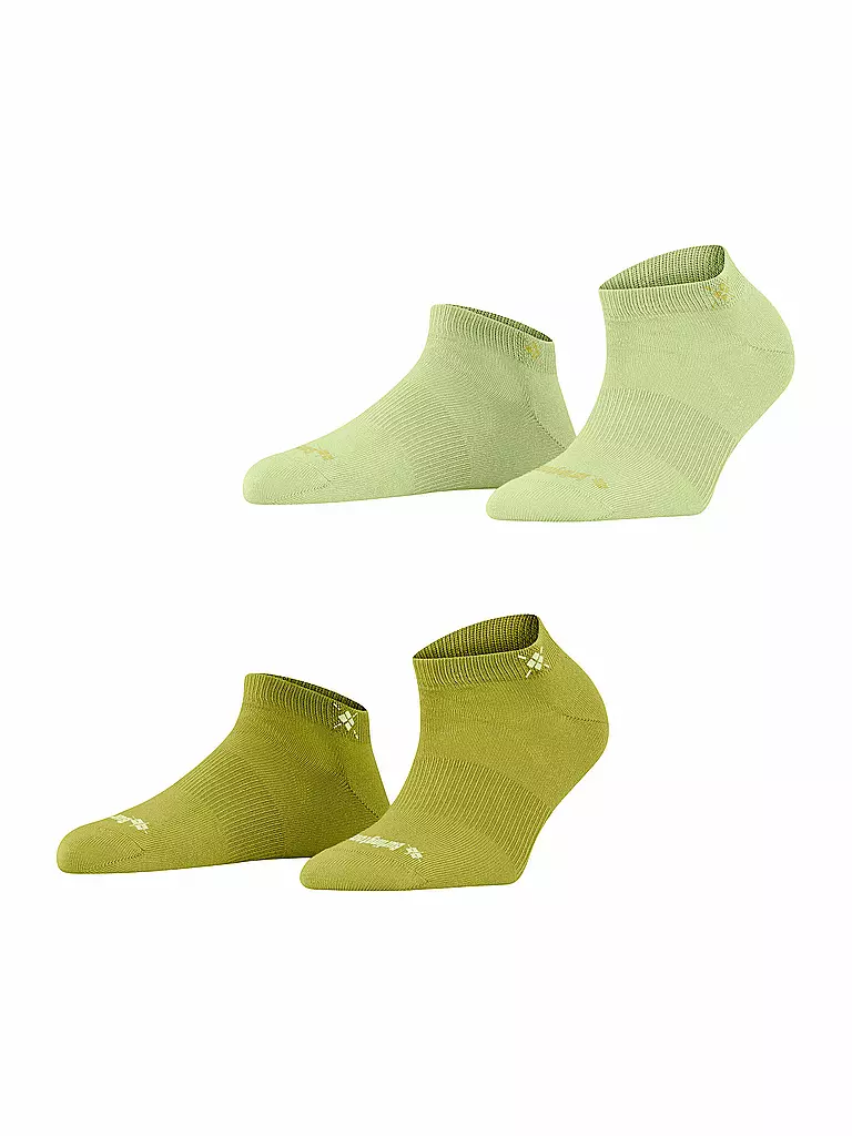 BURLINGTON | Damen Sneaker-Socken 2er Pkg. EVERYDAY 36-41 zoisite | grün