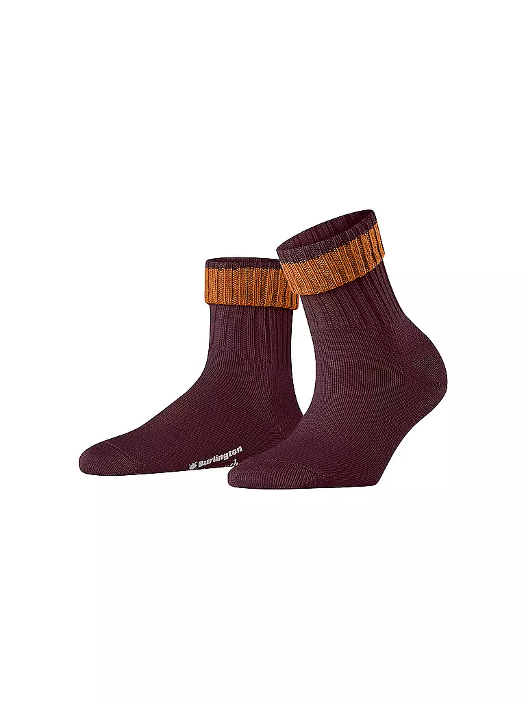 BURLINGTON | Damen Socken PLYMOUTH 36-41 claret | dunkelrot