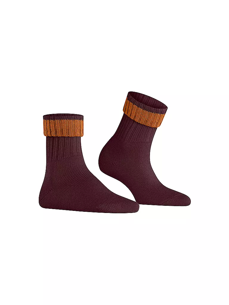 BURLINGTON | Damen Socken PLYMOUTH 36-41 claret | dunkelrot