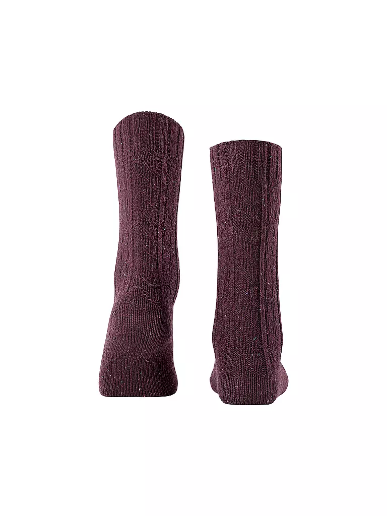 BURLINGTON | Damen Socken TWEED TALES 36-41carbon merlot | dunkelrot