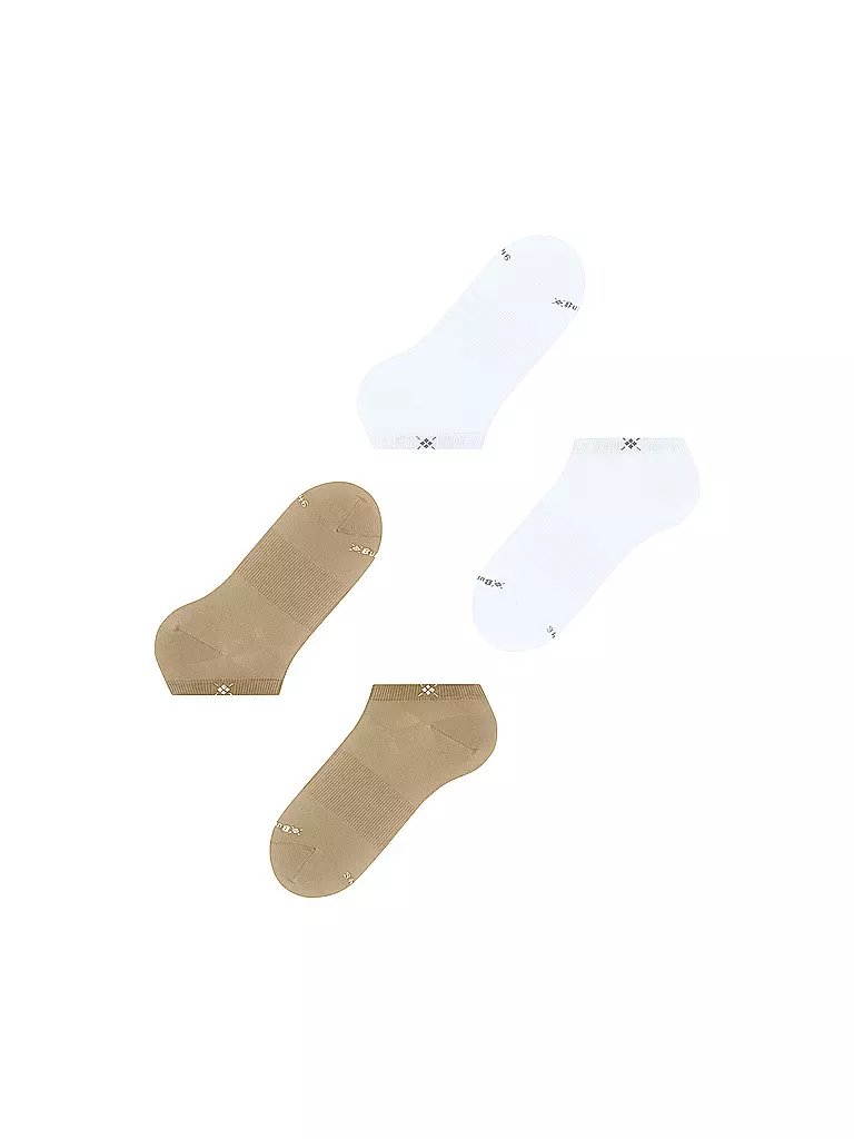 BURLINGTON | Herren Sneaker Socken EVERYDAY 2-er Pkg. 40-46 sesame | beige