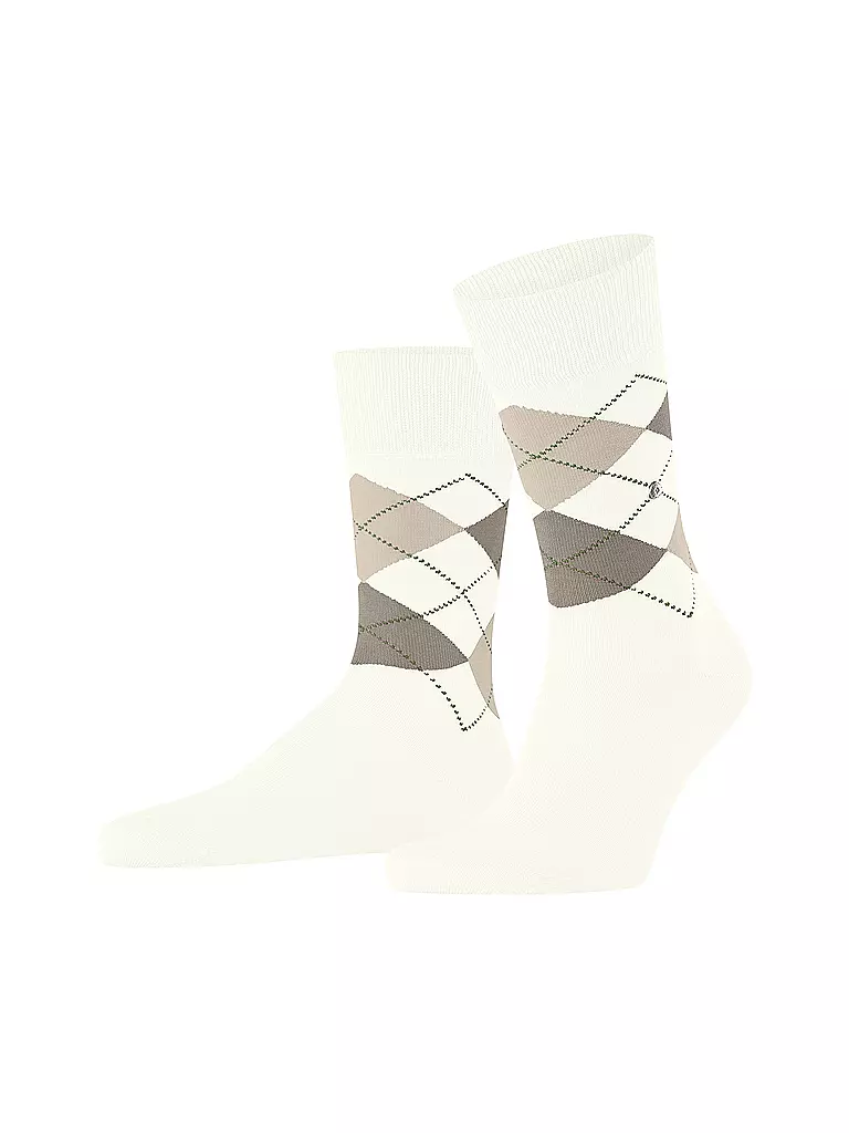 BURLINGTON | Herren Socken 40-46 MANCHESTER off-white | creme