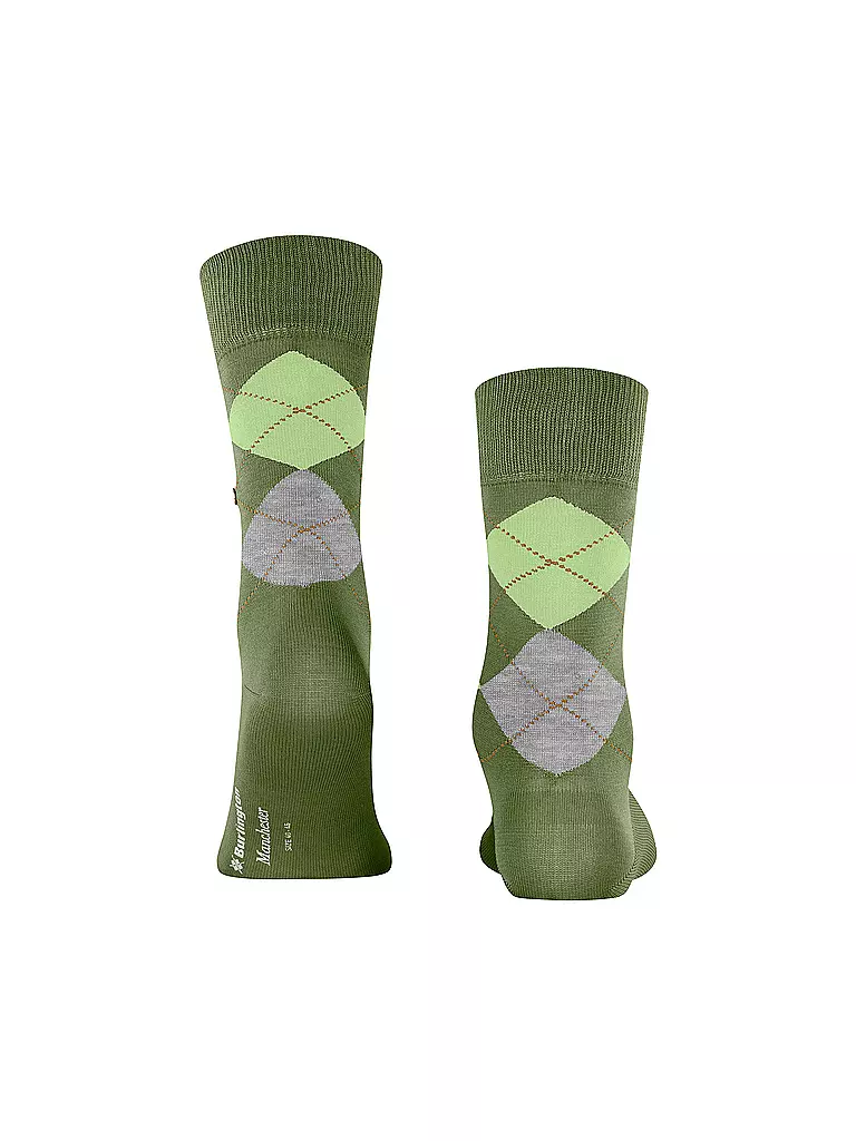 BURLINGTON | Herren Socken 40-46 MANCHESTER shamrock | olive