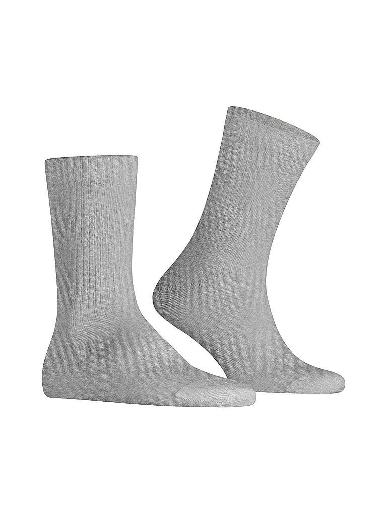 BURLINGTON | Herren Socken BOND STREET 40-46 lt. heather | hellgrau