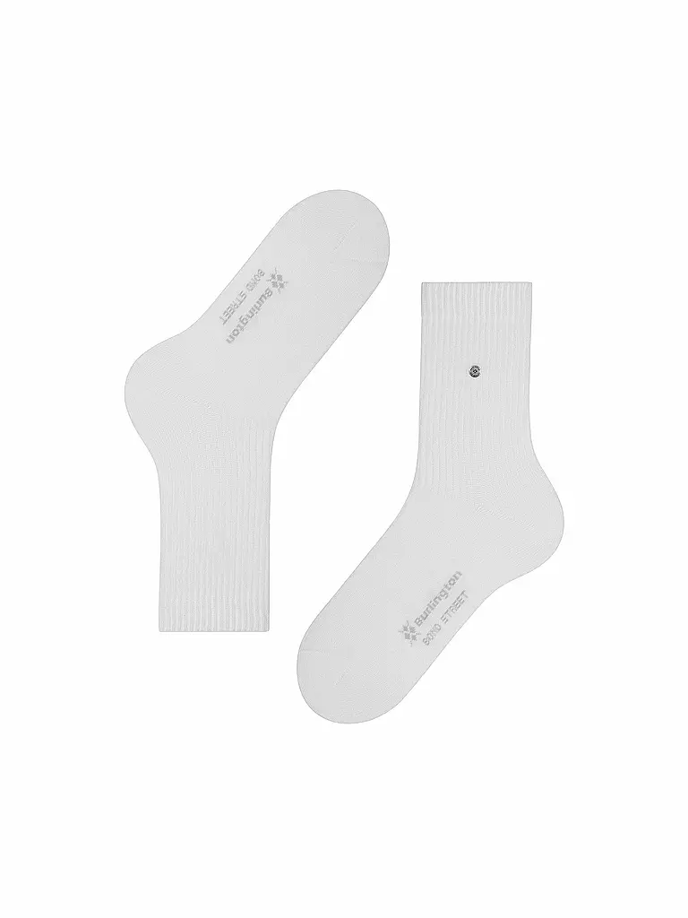 BURLINGTON | Herren Socken BOND STREET 40-46 white | weiss