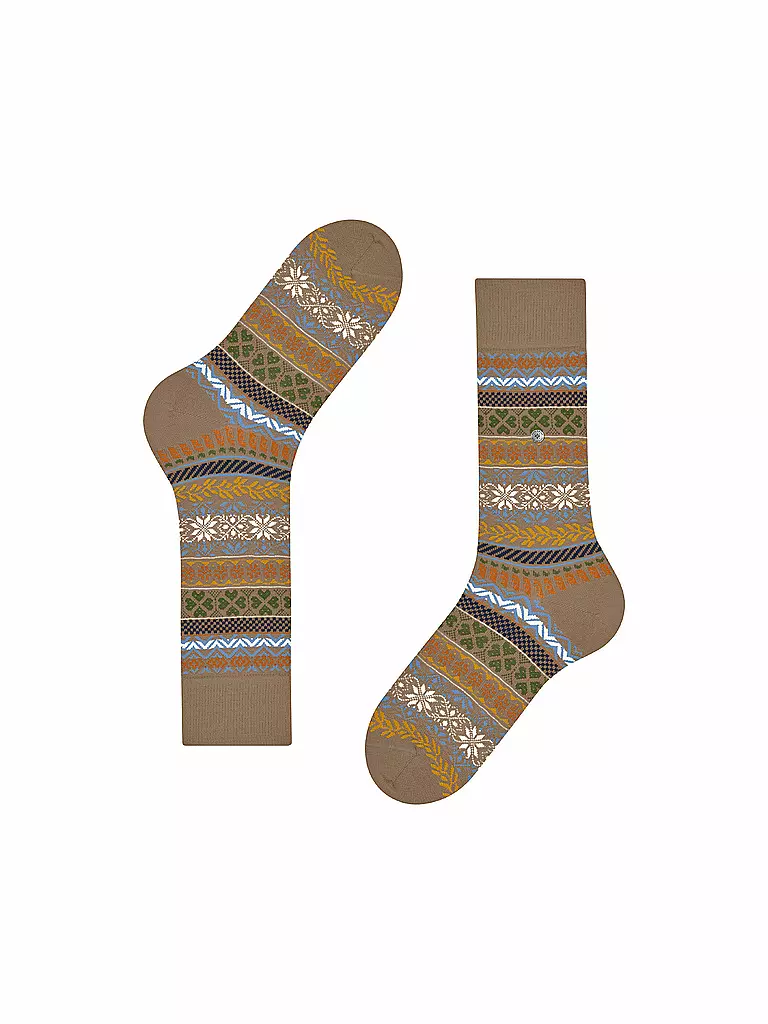 BURLINGTON | Herren Socken COUNTRY FAIR ISLE 40-46 camel | camel