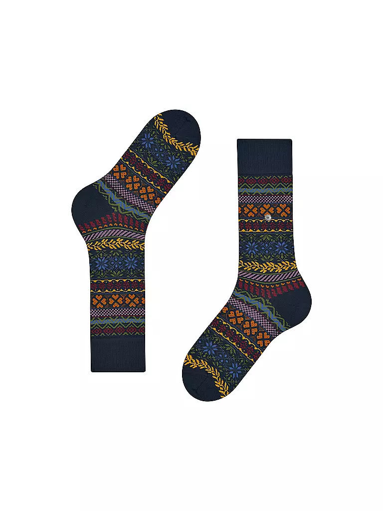 BURLINGTON | Herren Socken COUNTRY FAIR ISLE 40-46 marine | dunkelblau