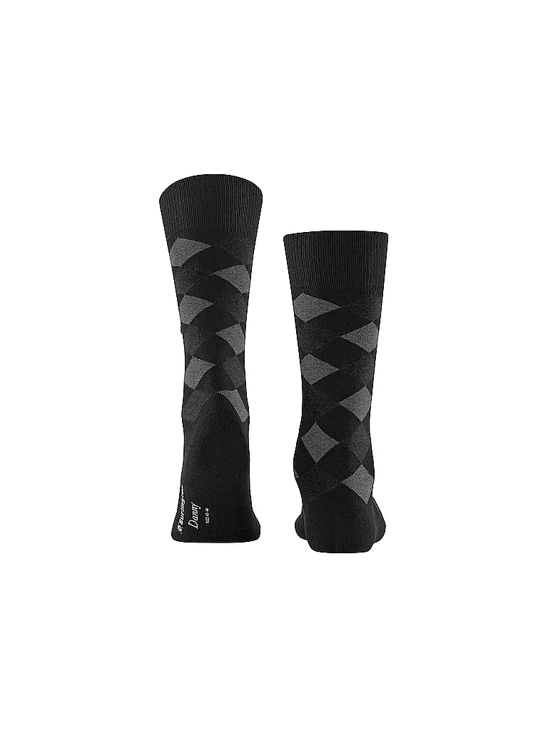 BURLINGTON | Herren Socken DANNY 40-46 black | hellgrau