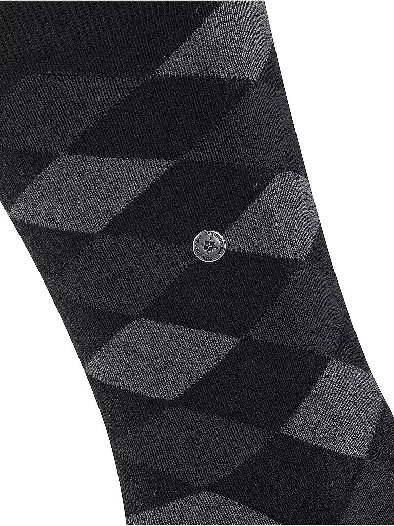 BURLINGTON | Herren Socken DANNY 40-46 black | hellgrau