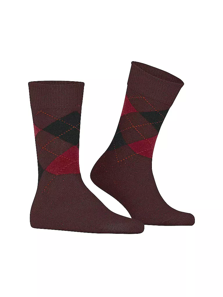 BURLINGTON | Herren Socken DUNDEE 40-46 merlot | dunkelrot