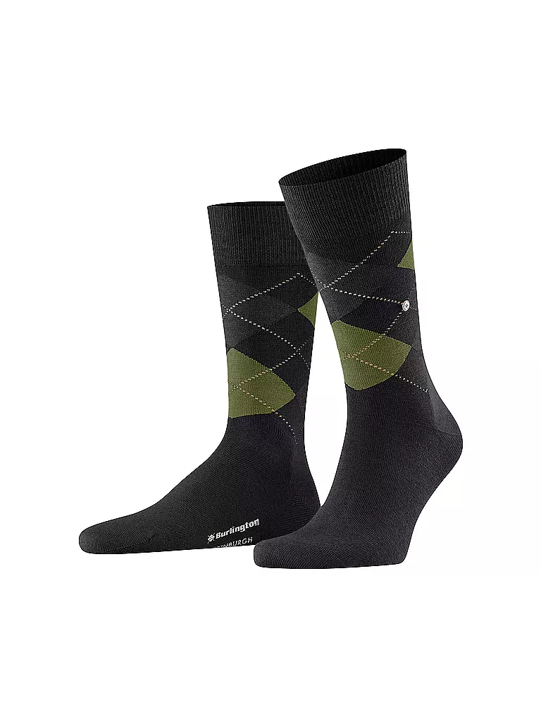 BURLINGTON | Herren Socken EDINBURGH 40-46 black | schwarz