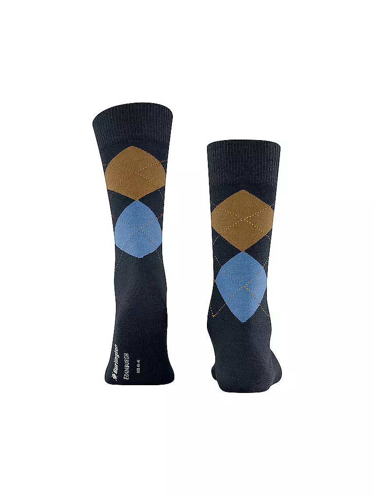 BURLINGTON | Herren Socken EDINBURGH 40-46 dark night | dunkelblau