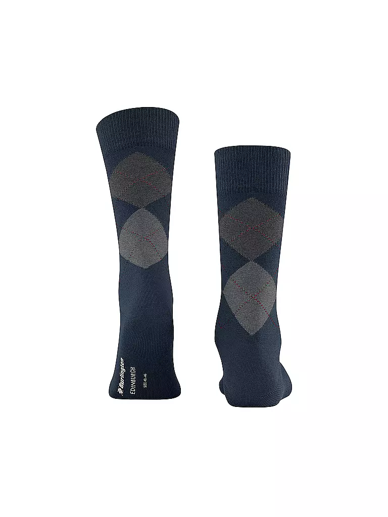 BURLINGTON | Herren Socken EDINBURGH 40-46 marine | dunkelblau