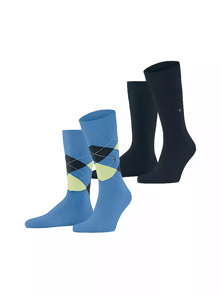 BURLINGTON | Herren Socken EVERYDAY 2-er Pkg. 40-46 marina | blau