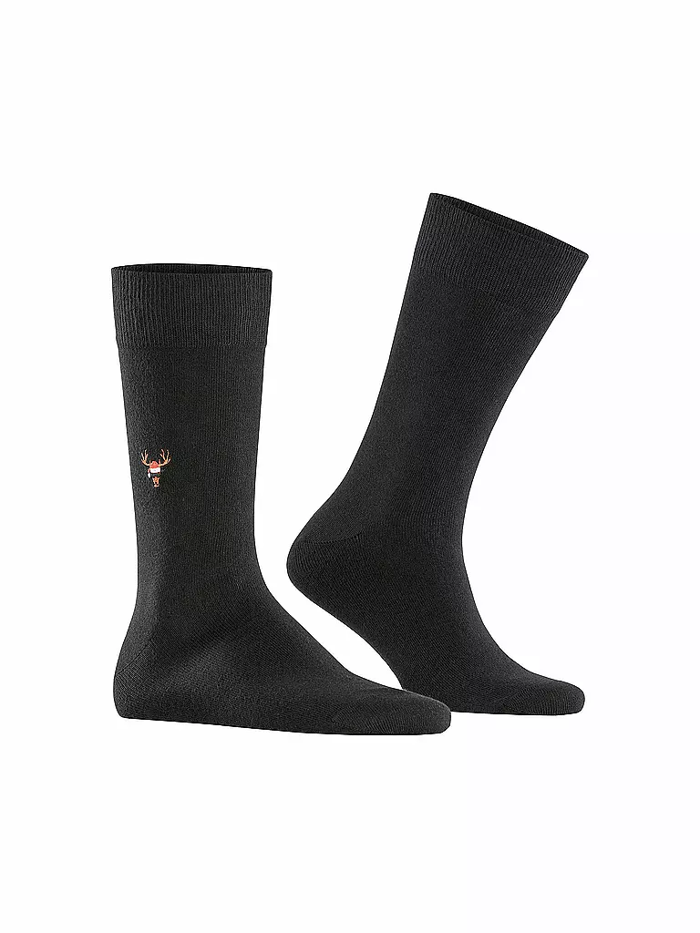 BURLINGTON | Herren Socken Geschenkebox EVERYDAY X-MAS 40-46 sortiment | schwarz