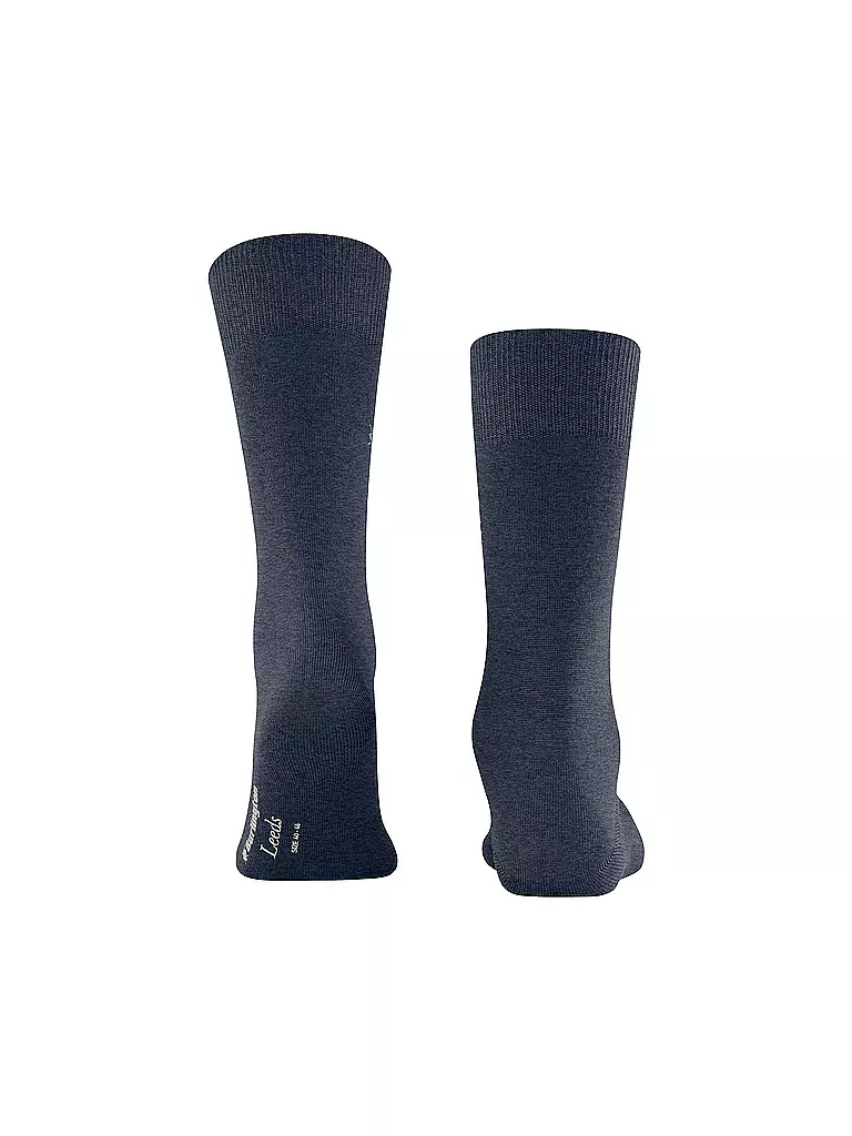 BURLINGTON | Herren Socken LEEDS 40-46 dark blue mel | blau