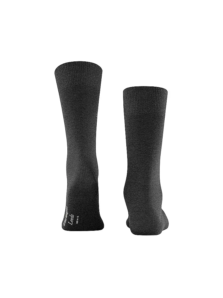 BURLINGTON | Herren Socken LEEDS asphalt mel | grau