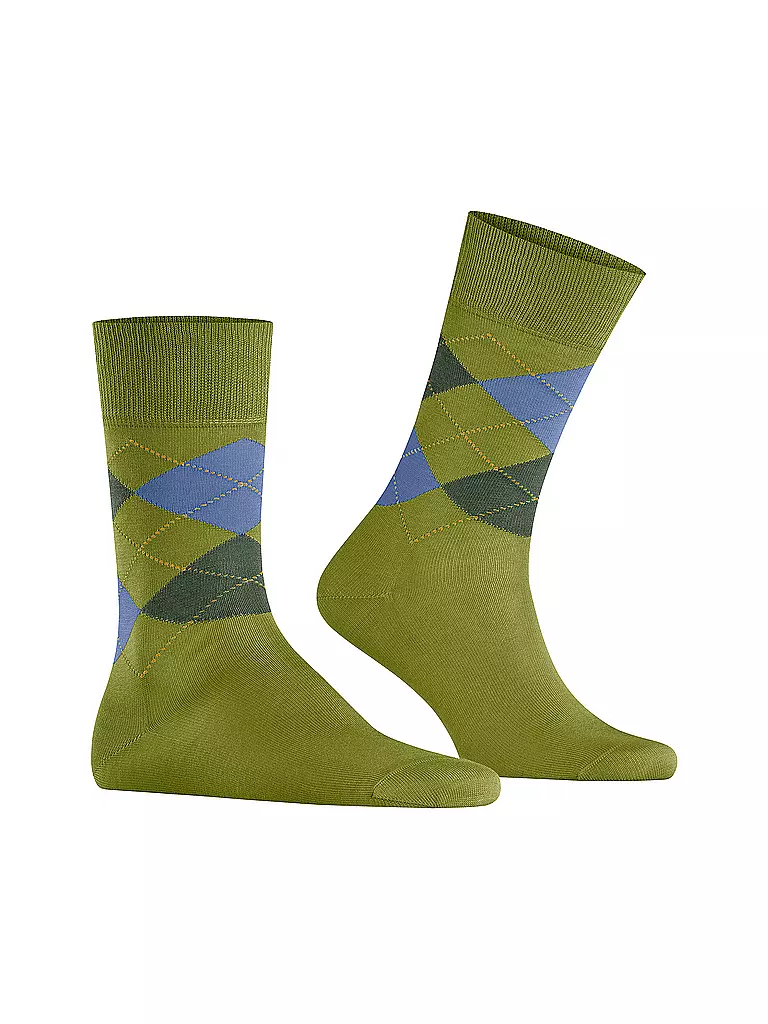 BURLINGTON | Herren Socken MANCHESTER jungle  | grün