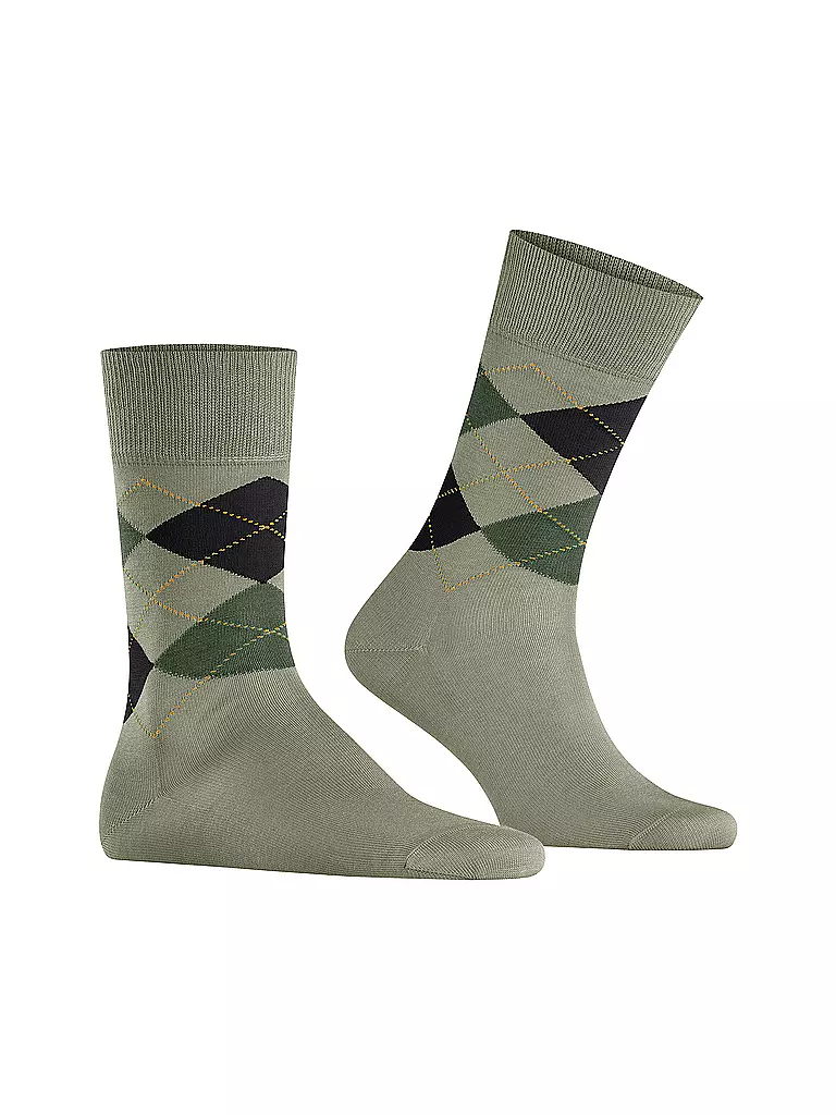 BURLINGTON | Herren Socken MANCHESTER leaf | hellgrün