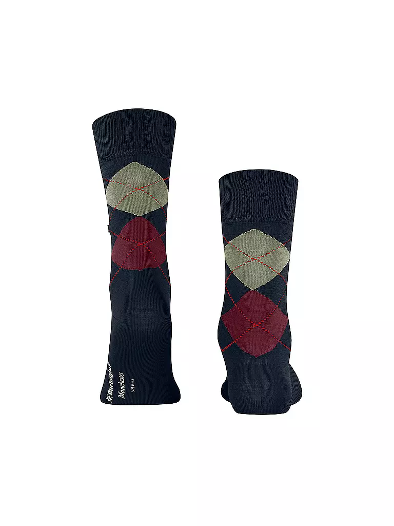 BURLINGTON | Herren Socken MANCHESTER marine | grün