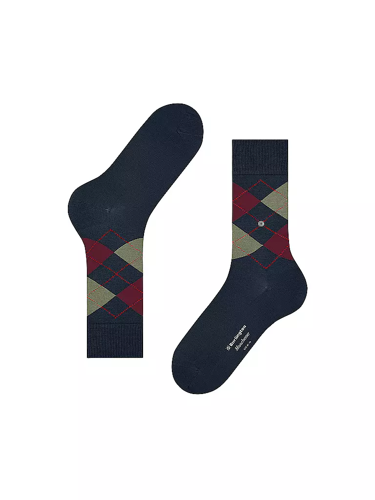 BURLINGTON | Herren Socken MANCHESTER marine | grün