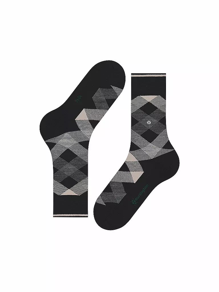 BURLINGTON | Herren Socken NEWCASTLE black | schwarz