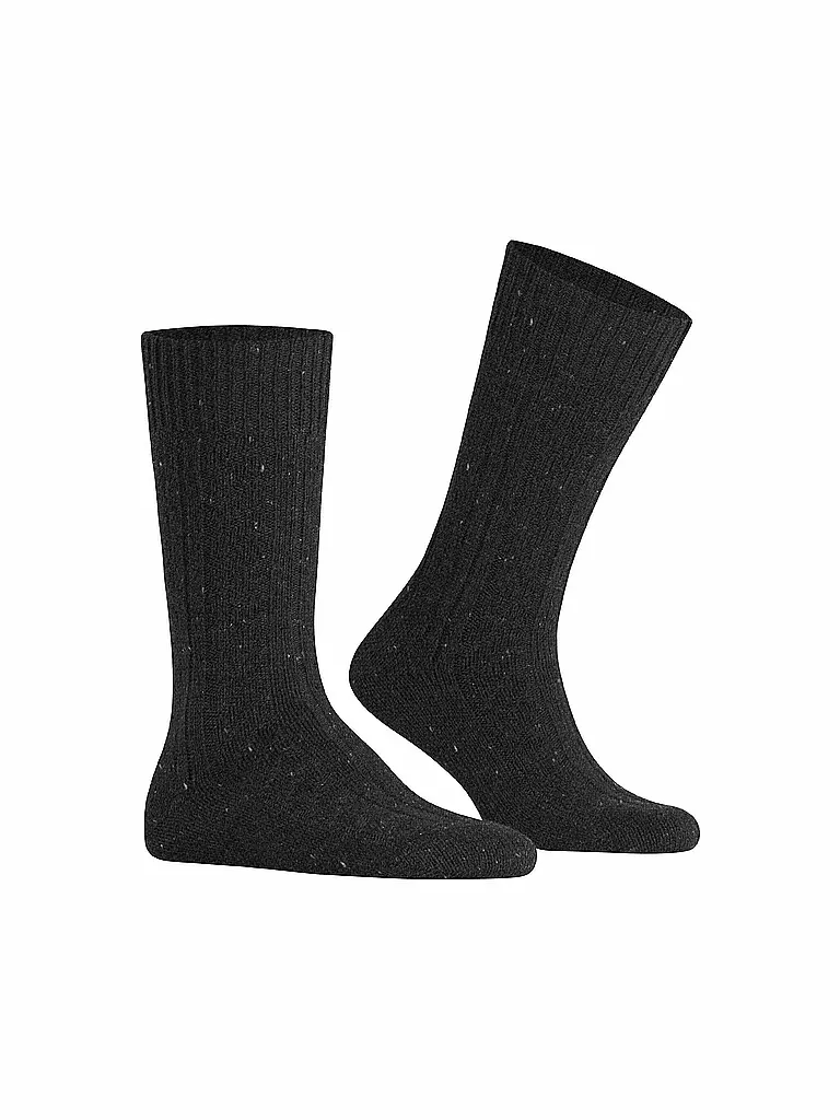 BURLINGTON | Herren Socken TWEED ORIGIN 40-46 anthra mel | dunkelblau