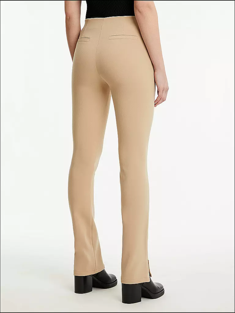 CALVIN KLEIN JEANS | Highwaist Hose Slim Fit | beige