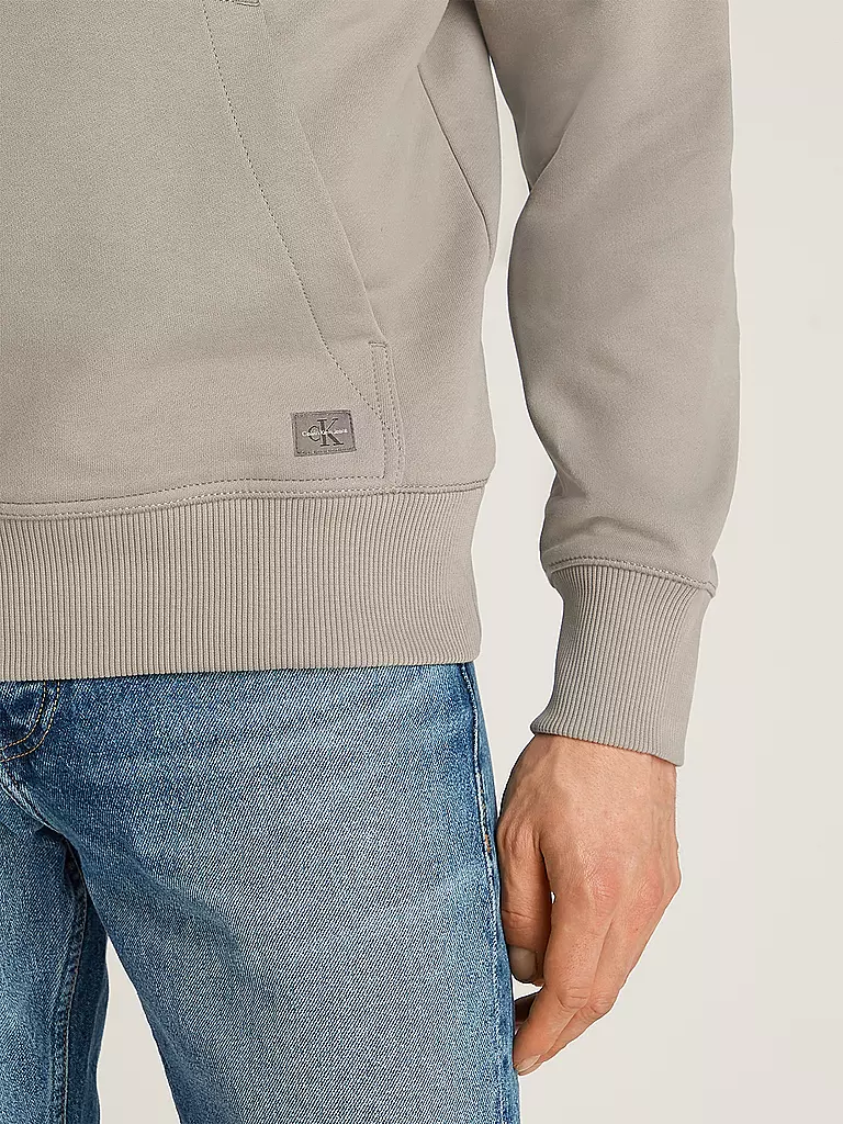 CALVIN KLEIN JEANS | Kapuzensweater  - Hoodie | grau