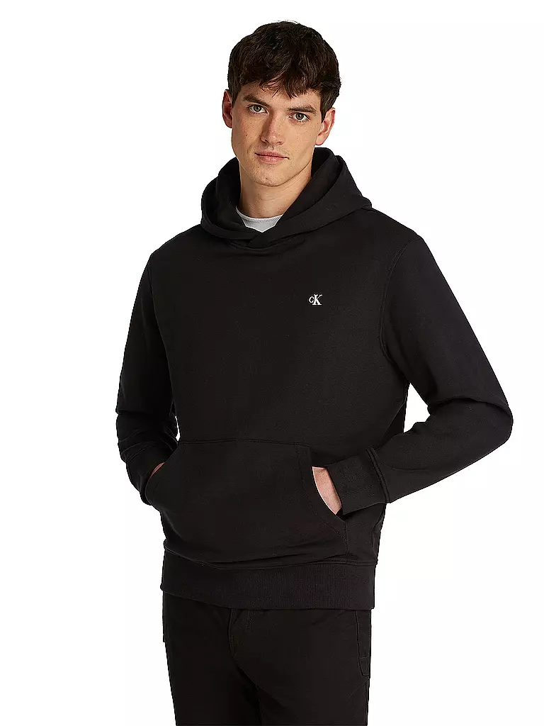 CALVIN KLEIN JEANS | Kapuzensweater - Hoodie  | schwarz