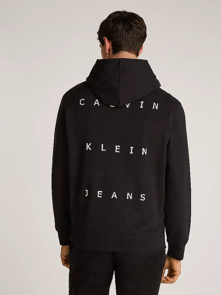 CALVIN KLEIN JEANS | Kapuzensweater - Hoodie  | schwarz