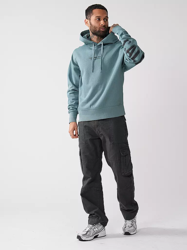 CALVIN KLEIN JEANS | Kapuzensweater - Hoodie | petrol