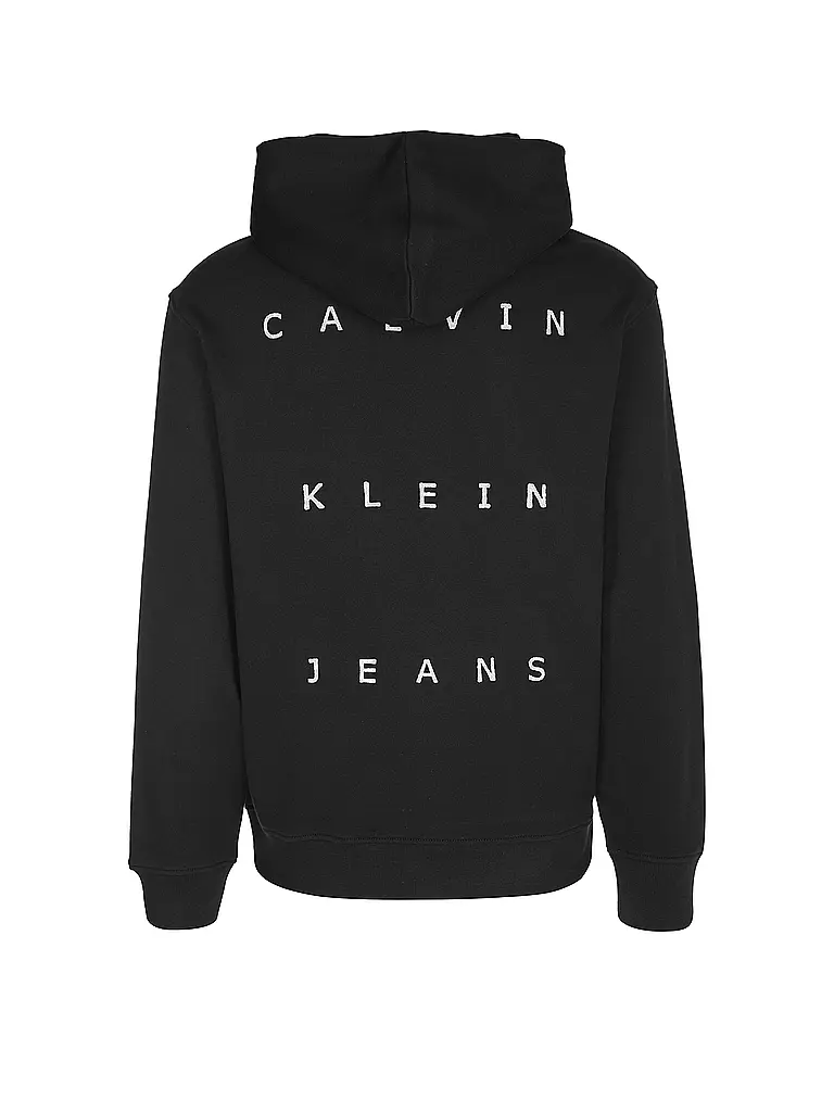 CALVIN KLEIN JEANS | Kapuzensweater - Hoodie | schwarz