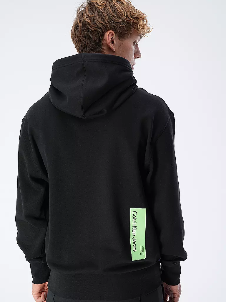 CALVIN KLEIN JEANS | Kapuzensweater - Hoodie | schwarz