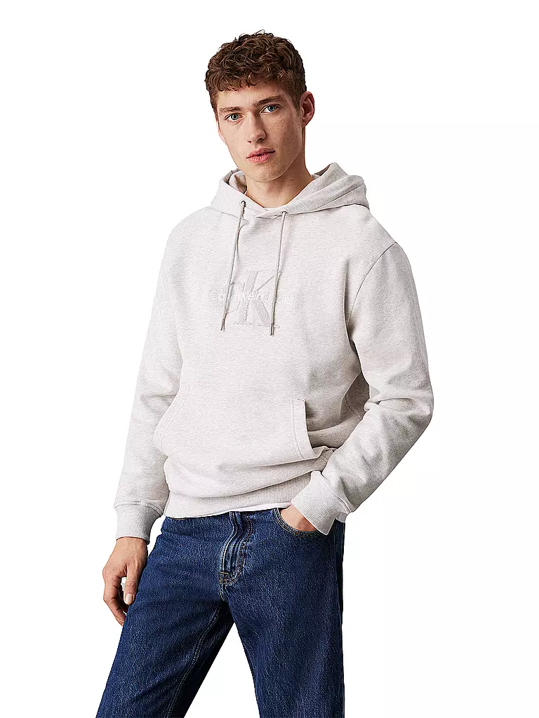 CALVIN KLEIN JEANS | Kapuzensweater - Hoodie | grau