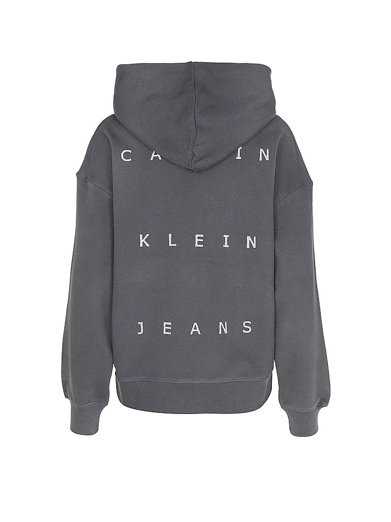 CALVIN KLEIN JEANS | Kapuzensweater - Hoodie | grau