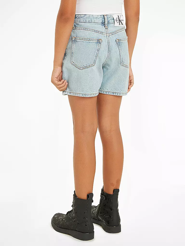 CALVIN KLEIN JEANS | Mädchen Jeanshorts  | hellblau