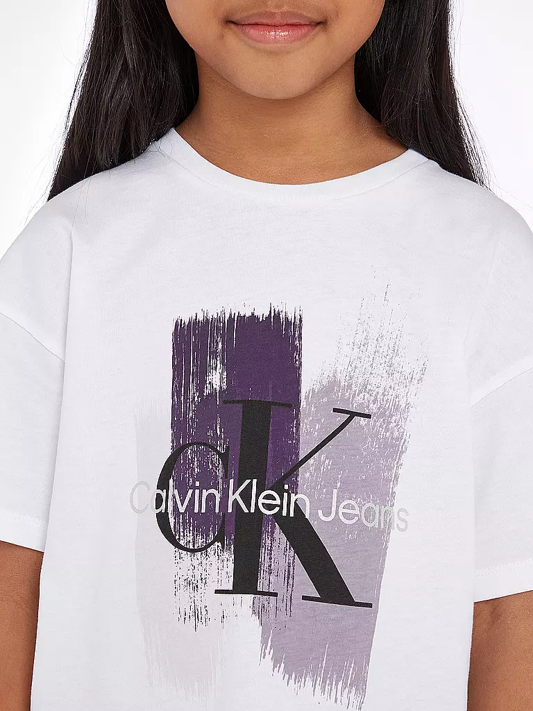 CALVIN KLEIN JEANS | Mädchen T-Shirt | weiss