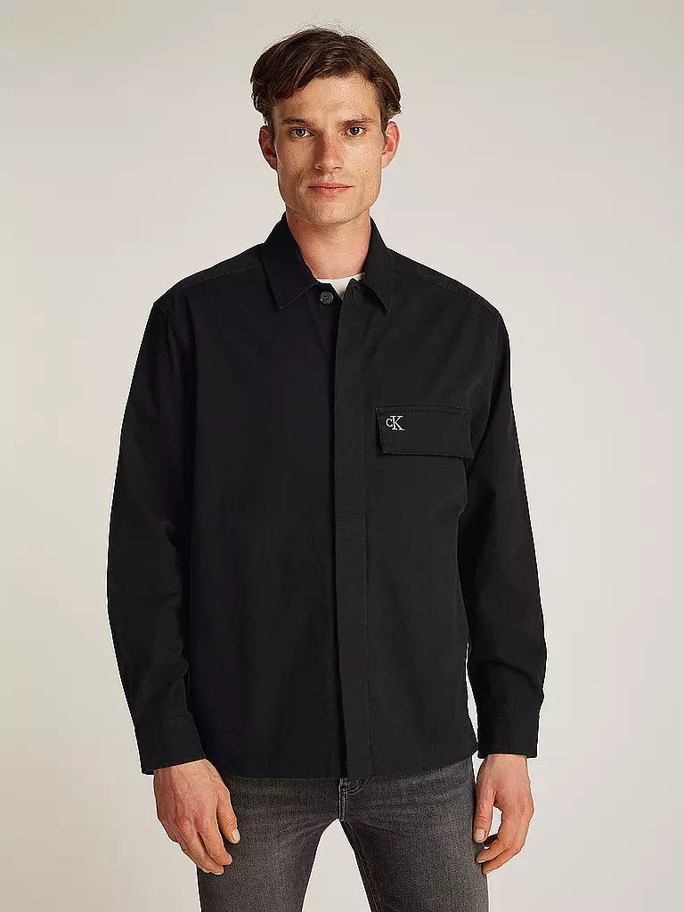 CALVIN KLEIN JEANS | Overshirt | schwarz