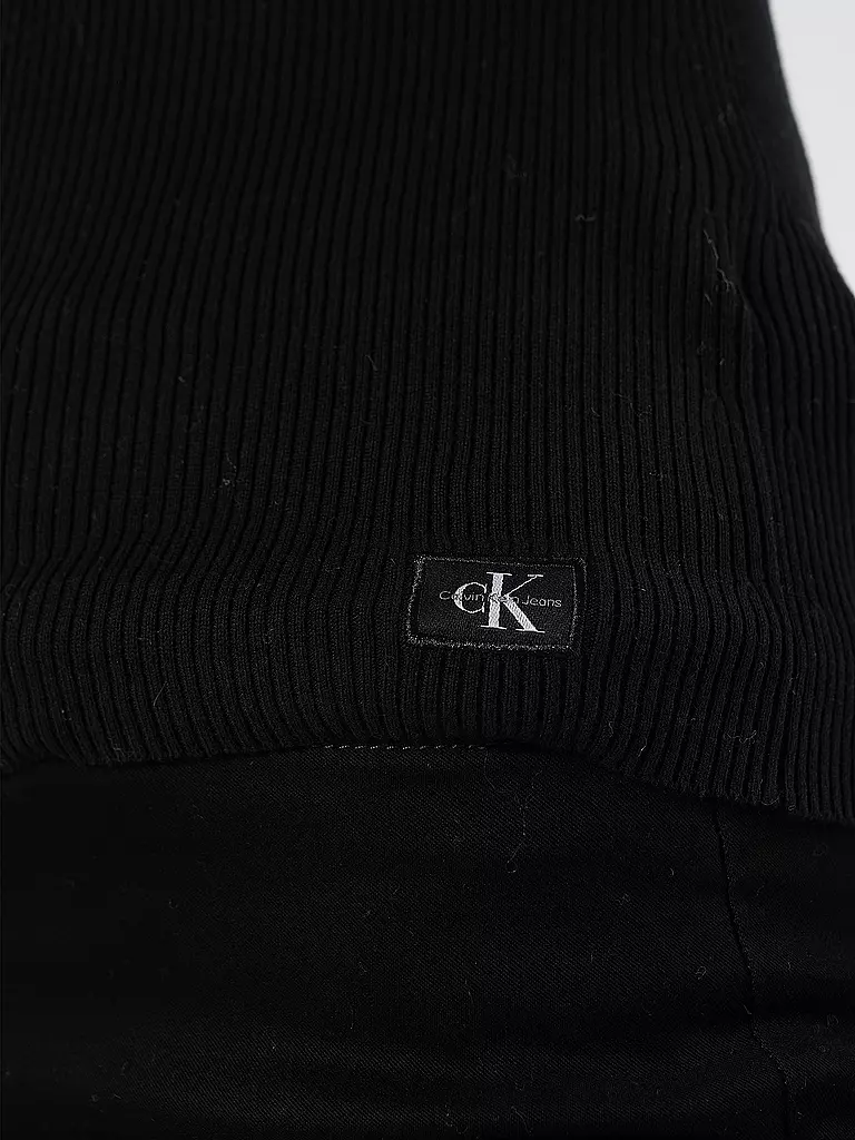 CALVIN KLEIN JEANS | Rollkragenpullover | schwarz