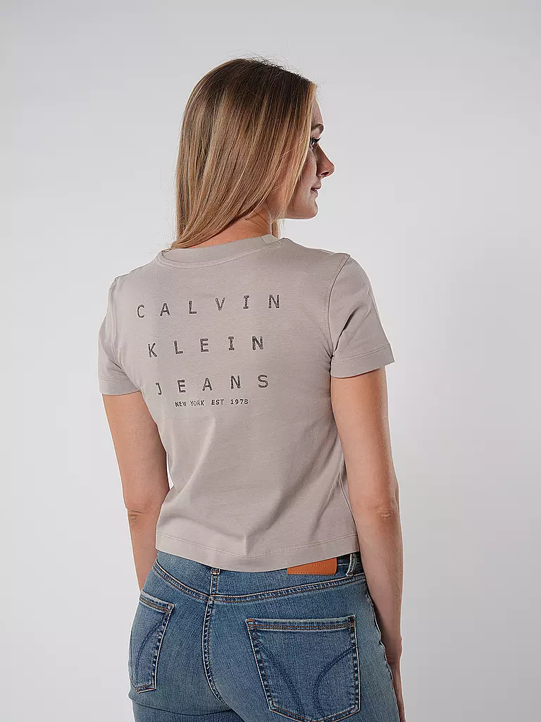 CALVIN KLEIN JEANS | T-Shirt  | beige