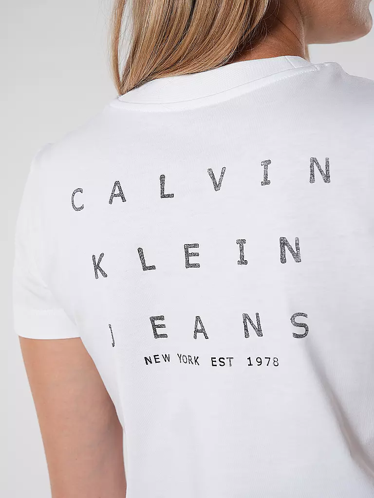 CALVIN KLEIN JEANS | T-Shirt  | weiss