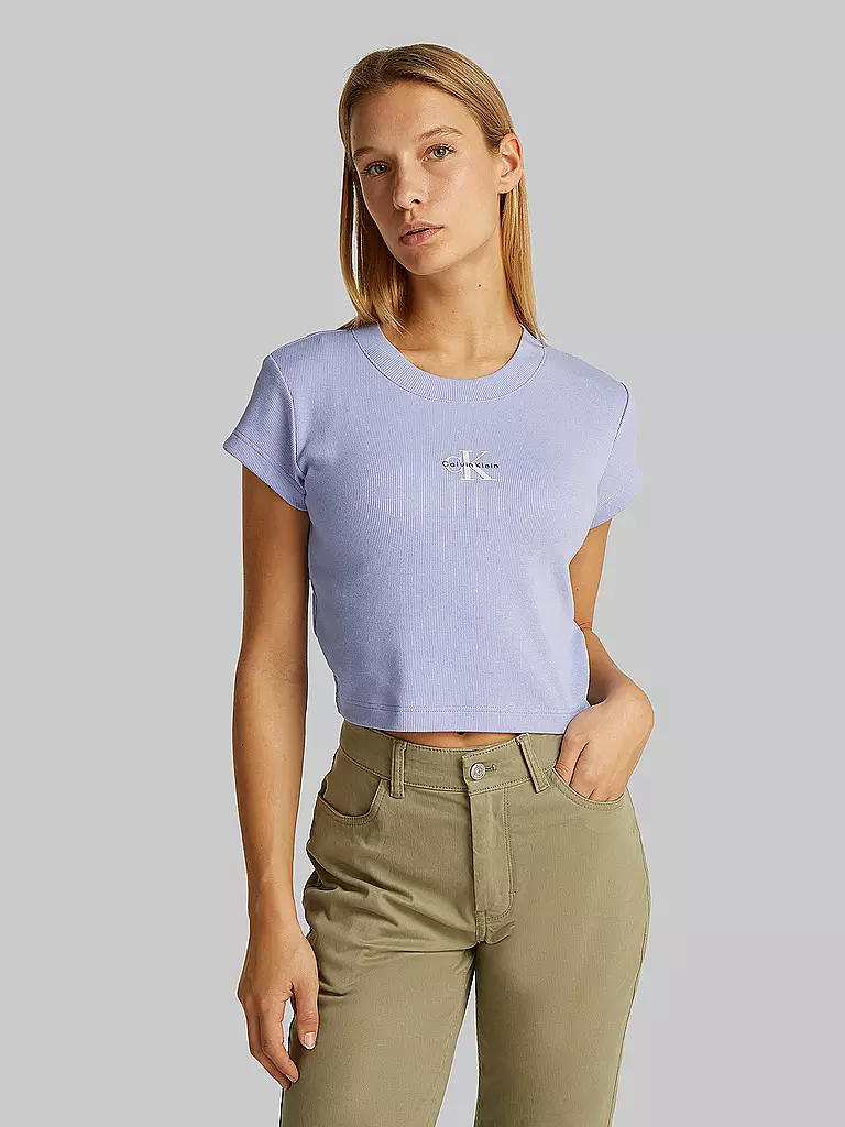 CALVIN KLEIN JEANS | T-Shirt Cropped Fit | hellgrün