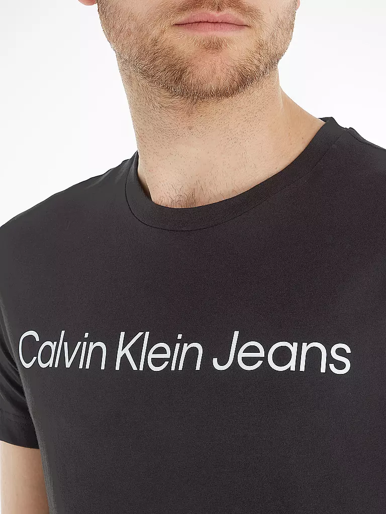 CALVIN KLEIN JEANS | T-Shirt Slim Fit CORE INSTITUTIONAL | weiss