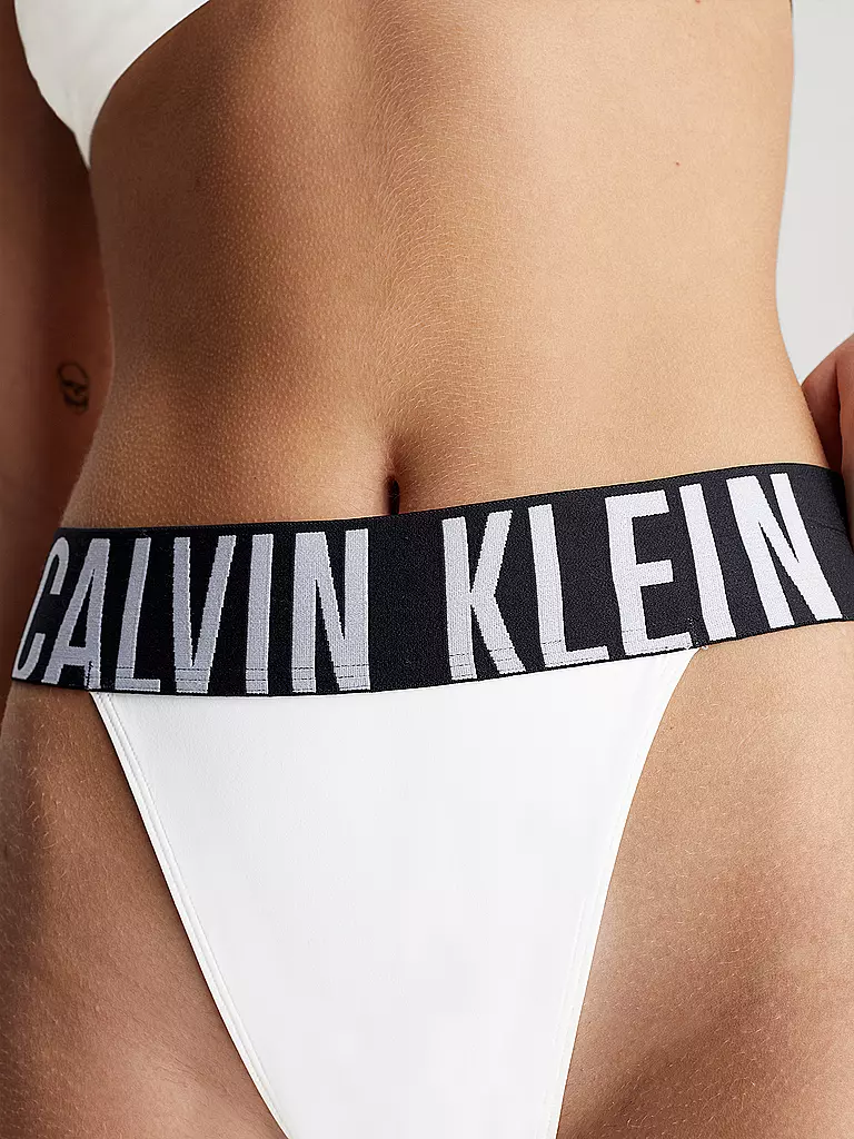 CALVIN KLEIN | Bikinihose - String | blau