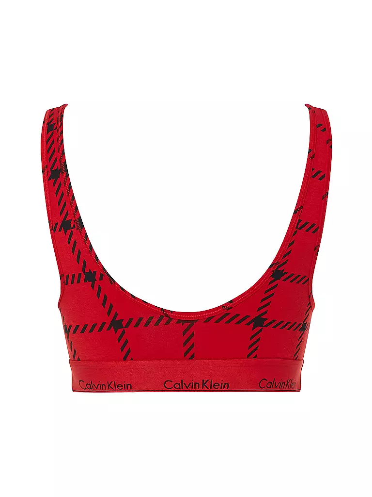 CALVIN KLEIN | Bralette Set mit Slip Lift Mens Window Rustic Red | rot