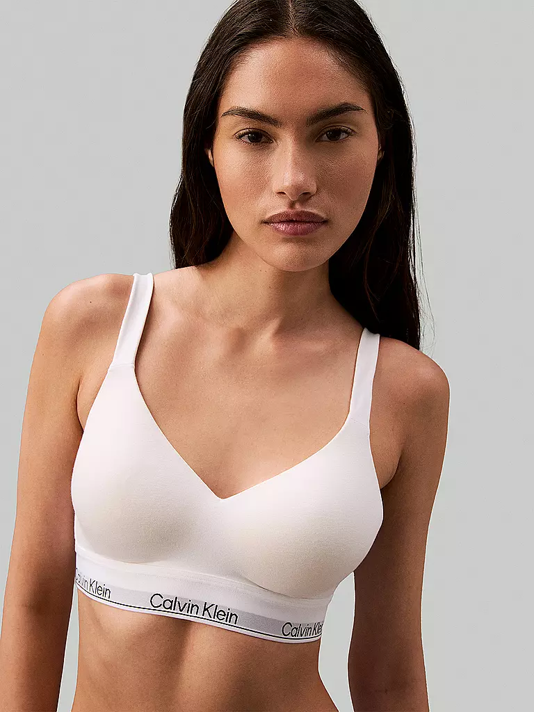 CALVIN KLEIN | Bustier - Bralette  | weiss