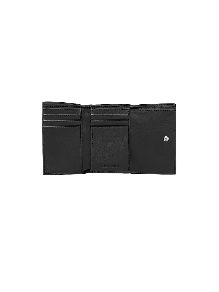 CALVIN KLEIN | Geldbörse CK PLAQUE Small | schwarz