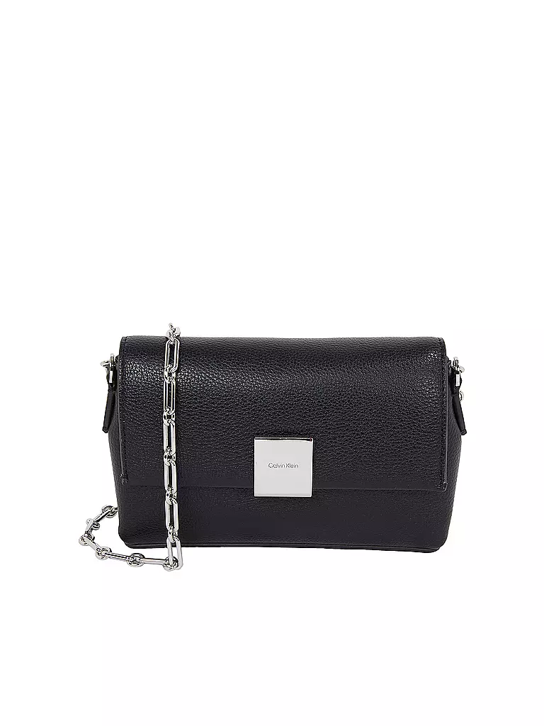 CALVIN KLEIN | Tasche - Mini Bag CK PLAQUE | schwarz